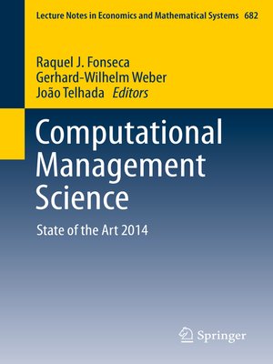 cover image of Computational Management Science